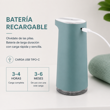 Dispensador automático de baño antiguo