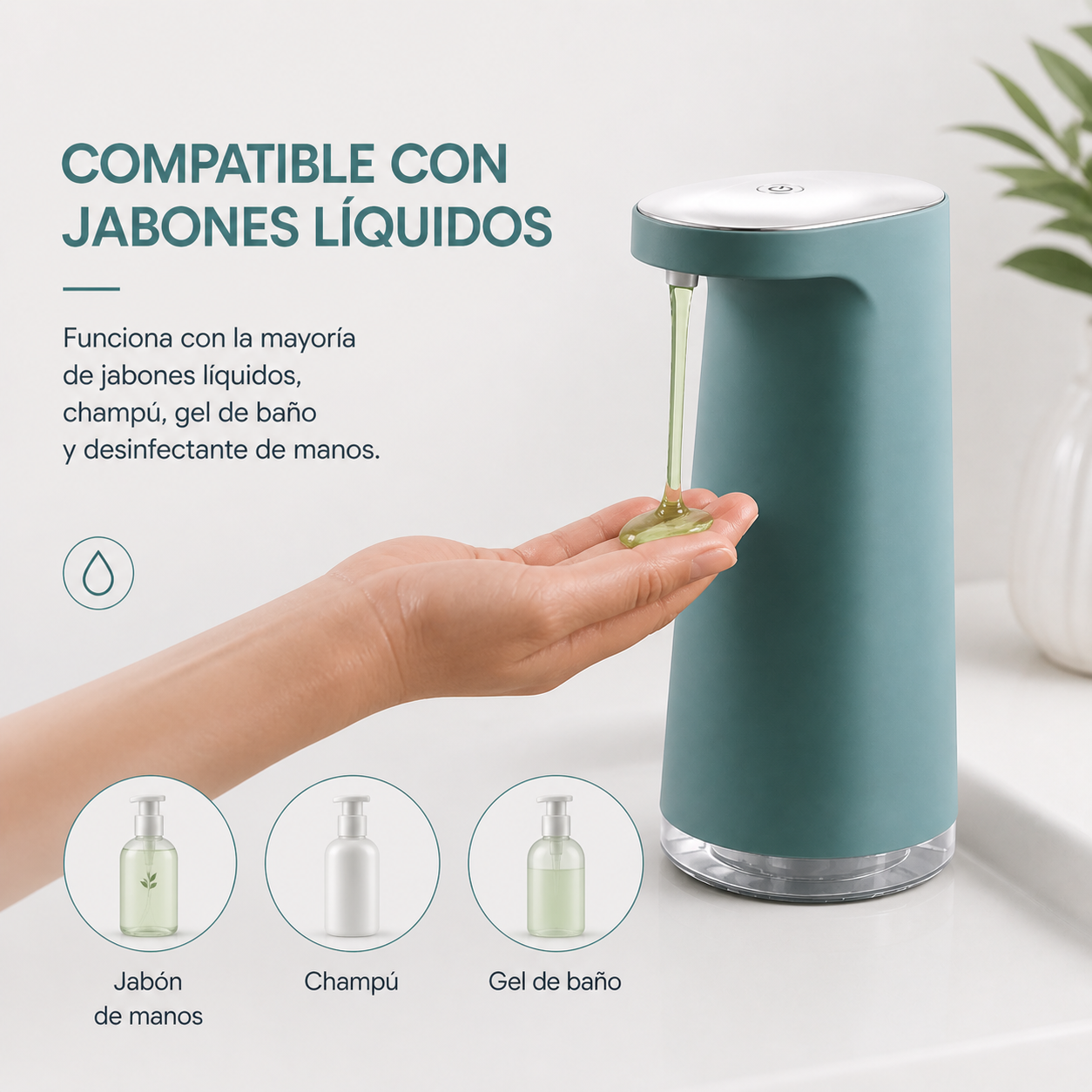 Dispensador automático de baño antiguo